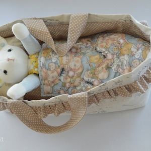 Doll Case, Doll Clothes, Kids Travel Busy Bag, Birthday Gifts for
