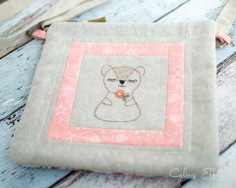 Koala Embroidered Crossbody Bag Sewing Pattern (PDF)