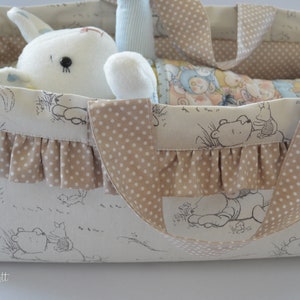 Simple Dolls Carrycot, Carry Bed, Moses Basket PDF Sewing Pattern - Etsy