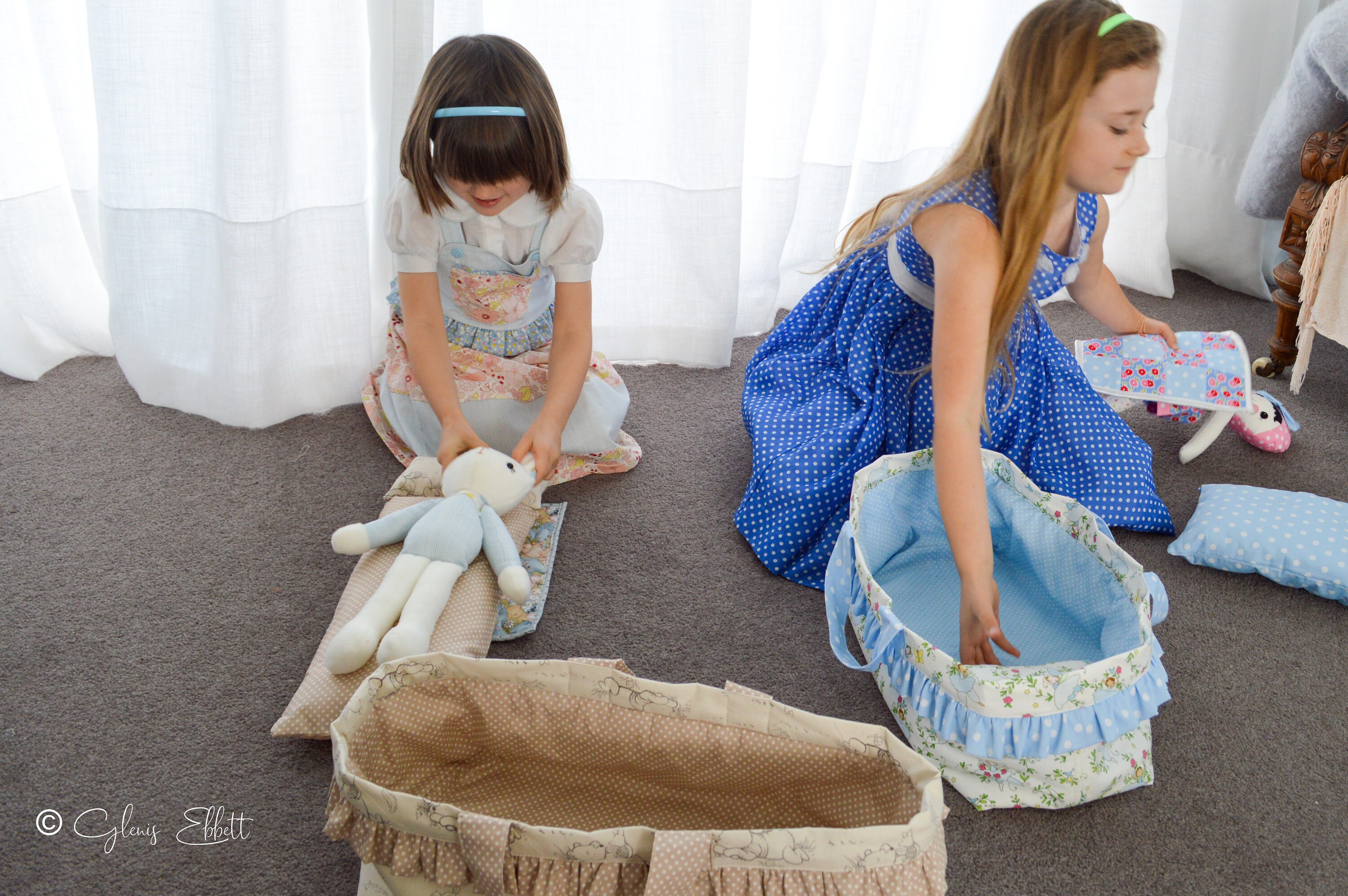 Simple Dolls Carrycot Carry Bed Moses Basket PDF Sewing Etsy Canada