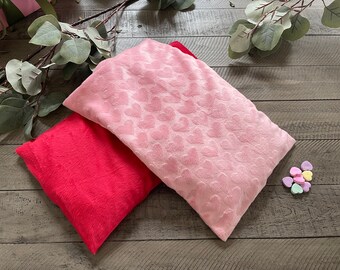 Funda suave para almohadillas térmicas para microondas de SacksyThyme, se adapta al tamaño de 13" x 7,5", lavable, extraíble, acogedora y suave, SOLO CUBIERTA