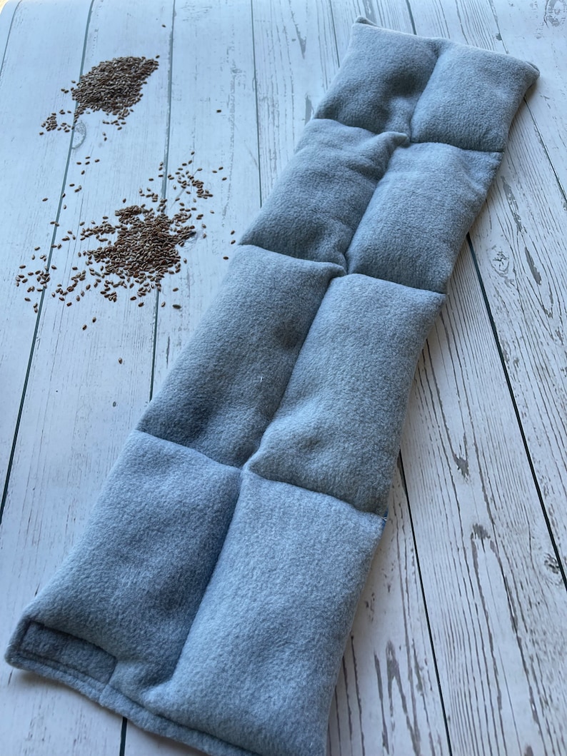 Microwave Heating Pad for Neck and Shoulders, Extra Long, Flaxseed