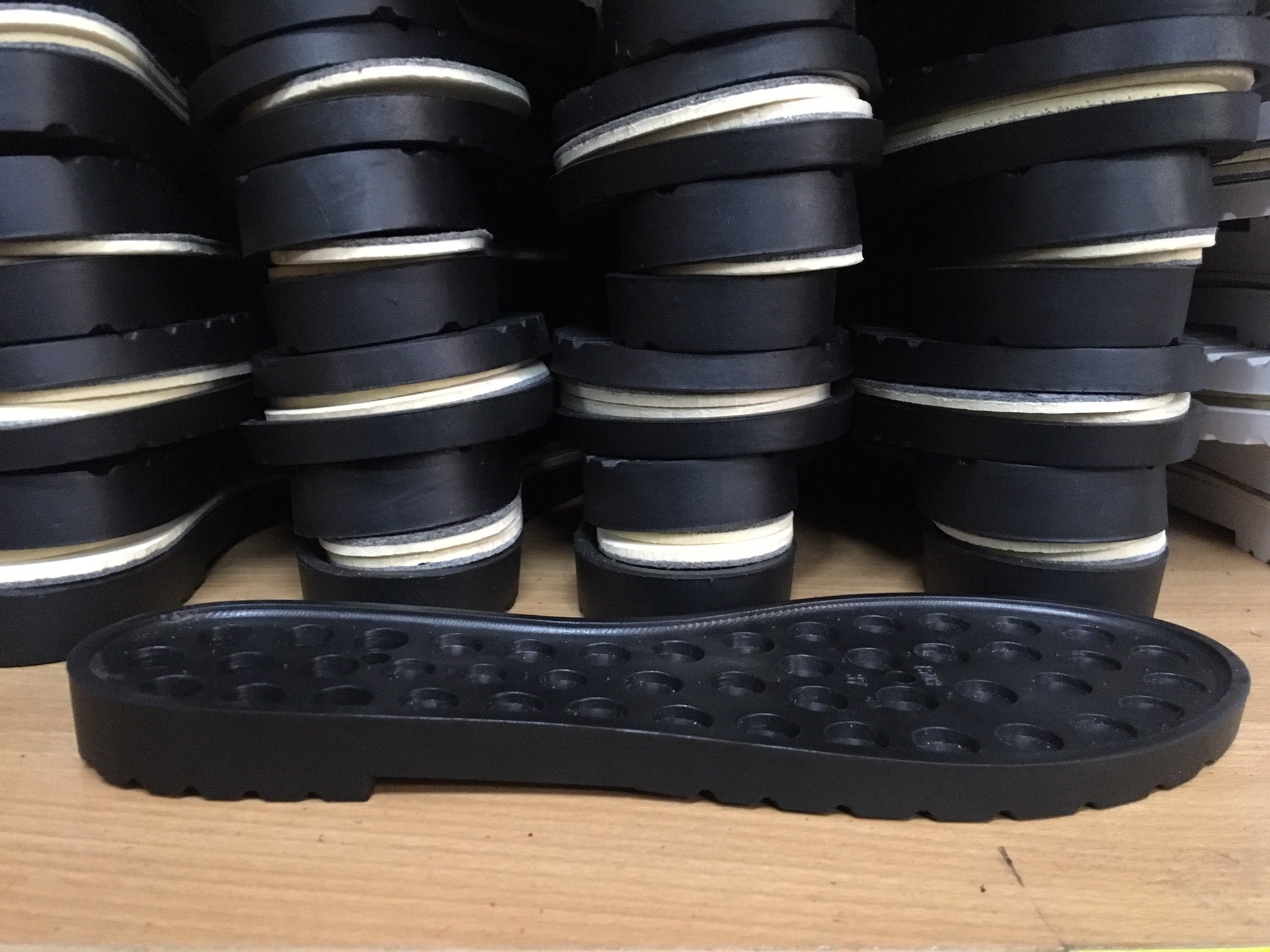 Set of 5 pairs 3640 EU size of white thick rubber soles Etsy