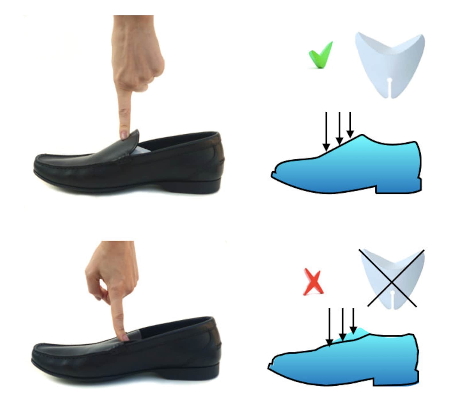 Cardboard Shoe Shaper Form Inserts for Women and Men Shoe / Etsy Ireland