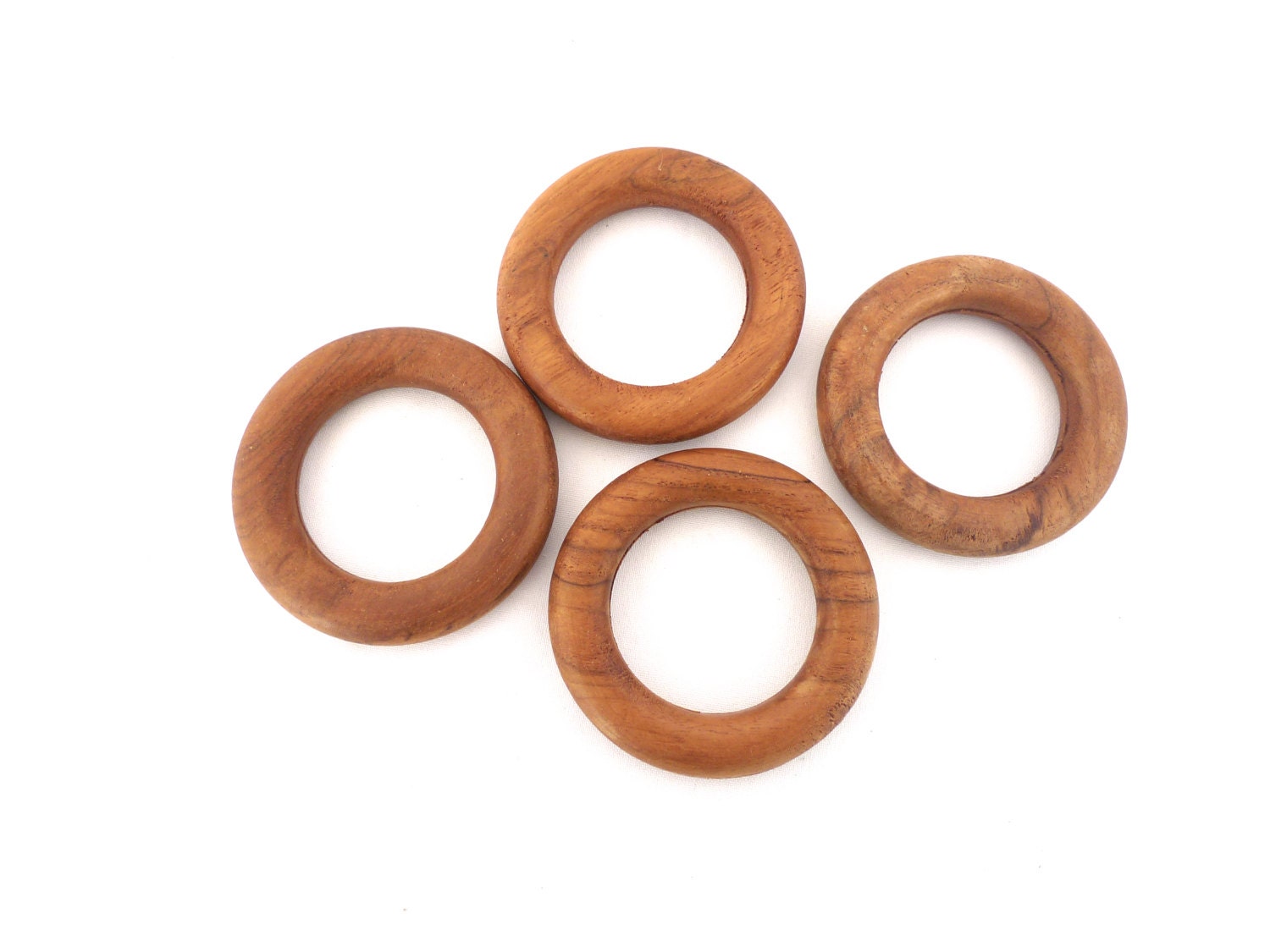 4 PCS Of 2 2 3 6 8 Cm Outer Diameter Thick Wooden Etsy