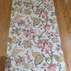 Flower fabric Table Runner  212 cm