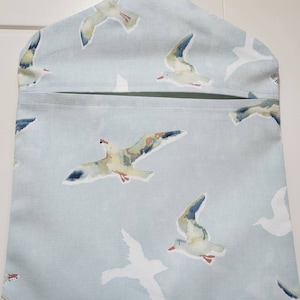 Peg bag,peg storage,fabric peg bag,peg storage,clothes peg holder,clothes pin bag, seagull fabric peg bag