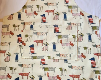 Large Adult Dog Apron Adult, BBQ, Cookery, Father's Day, Gift  WITH POCKET