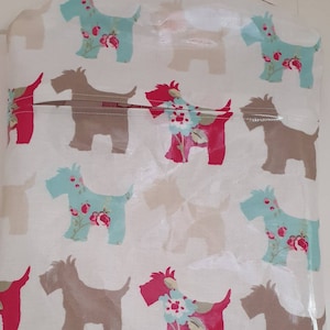 Peg bag,peg storage,oilcloth peg bag,peg storage,clothes peg holder,clothes pin bag, scottie dog oilcloth peg bag