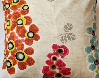 Multicoloured Flower Cushion Cover / Pillow