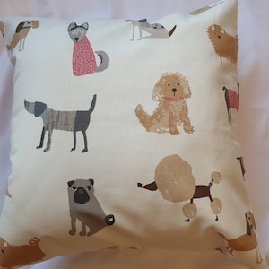 Red Dog Cushion Cover