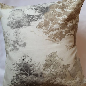 Tree Leaf Yellow, Green, Grey, Black, Brown Cushion Cover/ Pillow