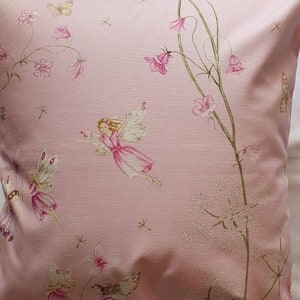 Pink Fairy Cushion Cover / Pillow