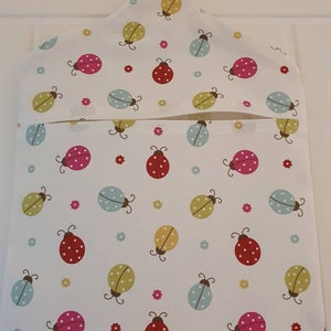 Peg bag,peg storage,fabric peg bag,peg storage,clothes peg holder,clothes pin bag, ladybird fabric peg bag