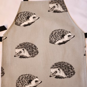 Hedgehog Children's Apron / Pinny / Toddler Apron/ Overall/ Child's Apron