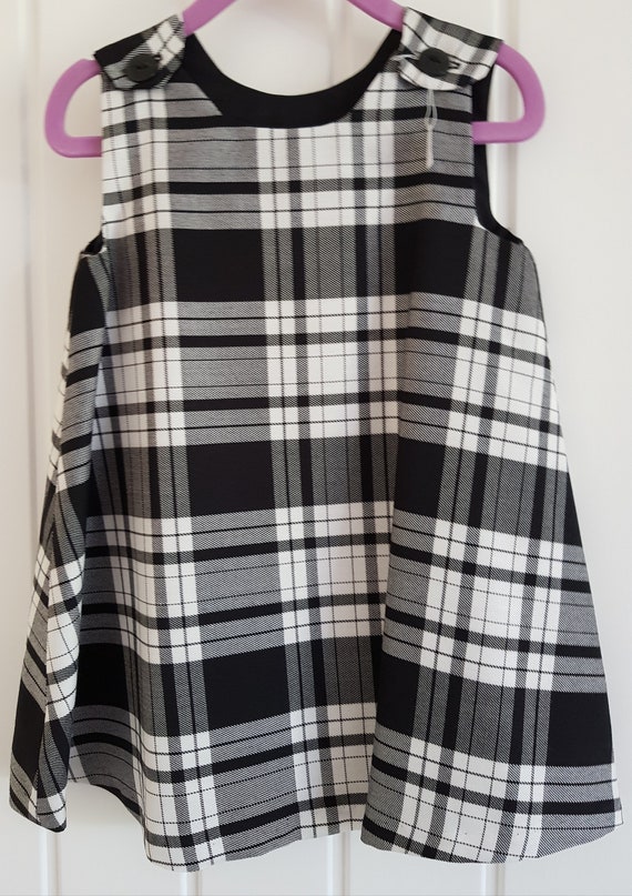 tartan pinny dress