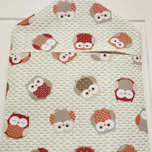 Peg bag,peg storage,fabric peg bag,peg storage,clothes peg holder,clothes pin bag, owl fabric peg bag