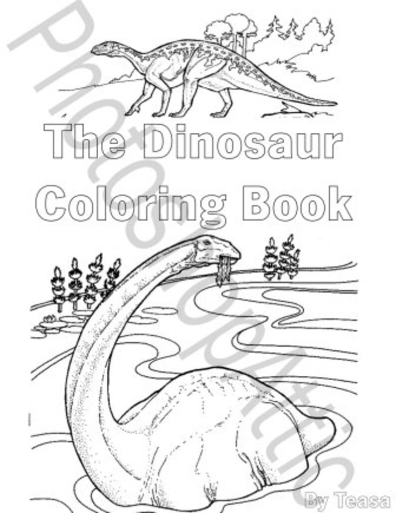 Download Coloring Book Dinosaurs Pdf Coloring And Drawing