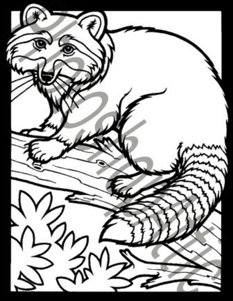 Download Mosaic Animals 30 pages instant download PDF coloring birthday | Etsy
