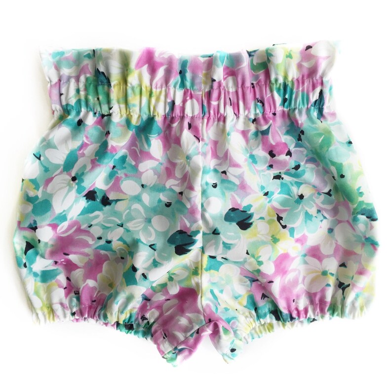 Floral Baby Bloomers Baby Girl Shorts Toddler Shorts Purple Baby Bloomers Toddler Bloomers Blue Baby Bloomers Baby Girl Bloomers