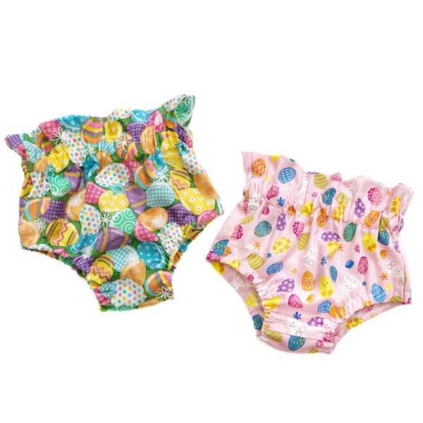 Easter Bloomers, High Waist Bloomers, Easter Egg Bloomers, Easter Bunny Bloomers, Baby Bloomers, Pink Bloomers, Easter Outfit