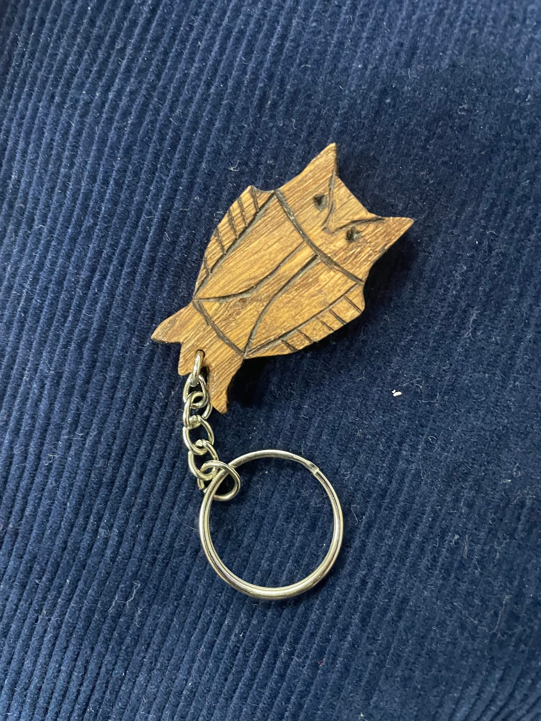 Owl - Advisor - Handmade Wooden Keychains
