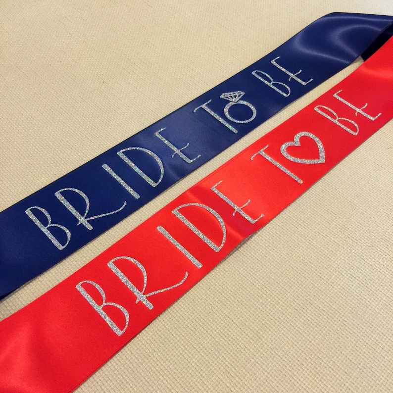 Bride To Be sash Etsy