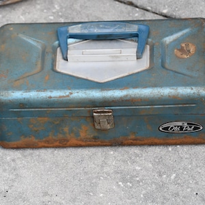 Vintage Old Pal Tackle Box - Etsy