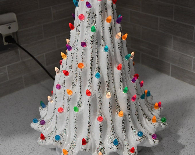 Vintage Atlantic Mold Lava Ceramic Christmas Tree Etsy