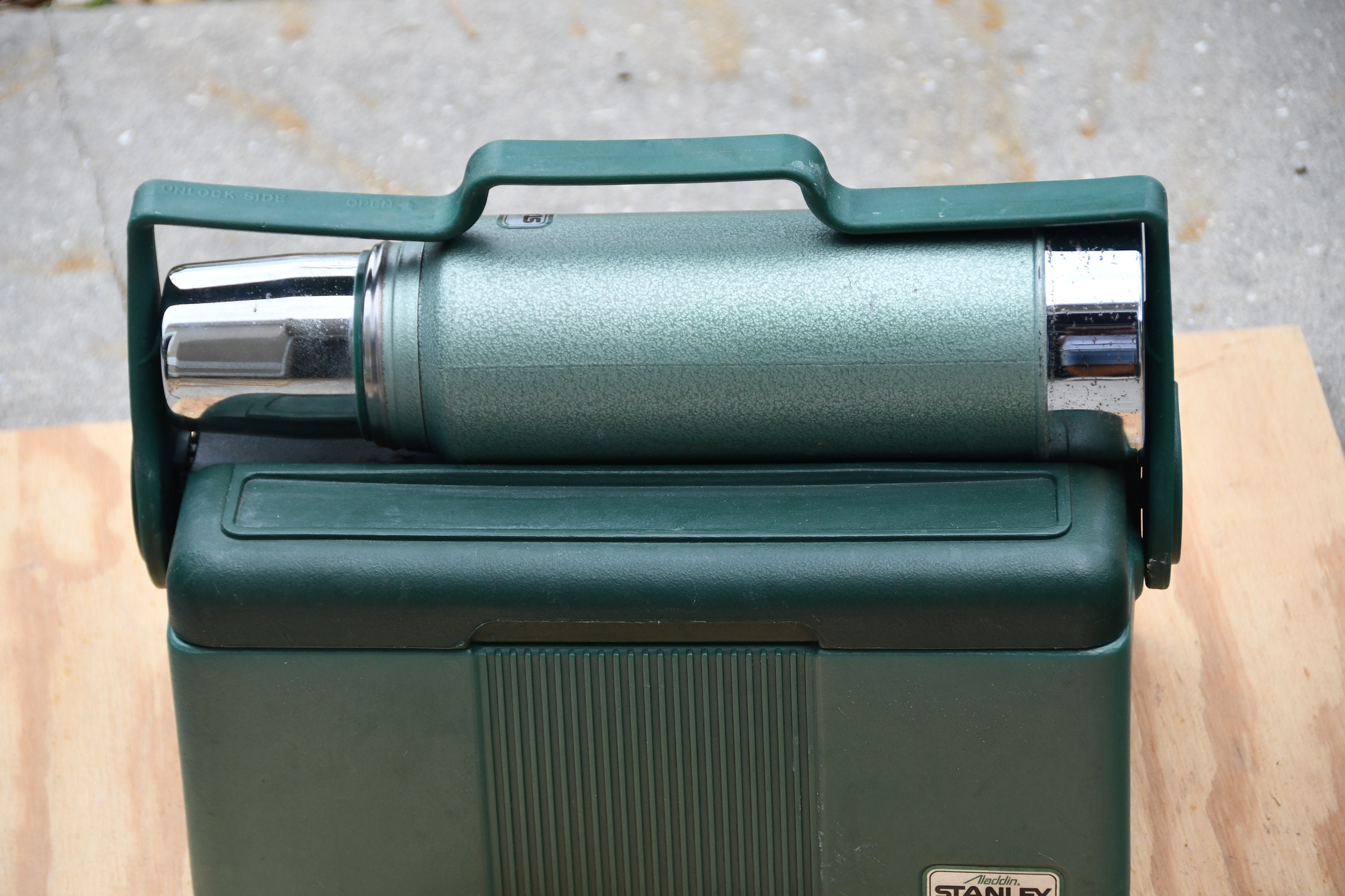 Vintage Stanley Lunch Box With Thermos Stanley Metal Lunch Vintage