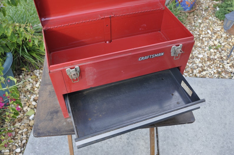 Older Craftsman Two Drawer Tool Box