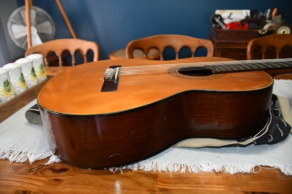 Vintage El Degas Classical Guitar - Etsy