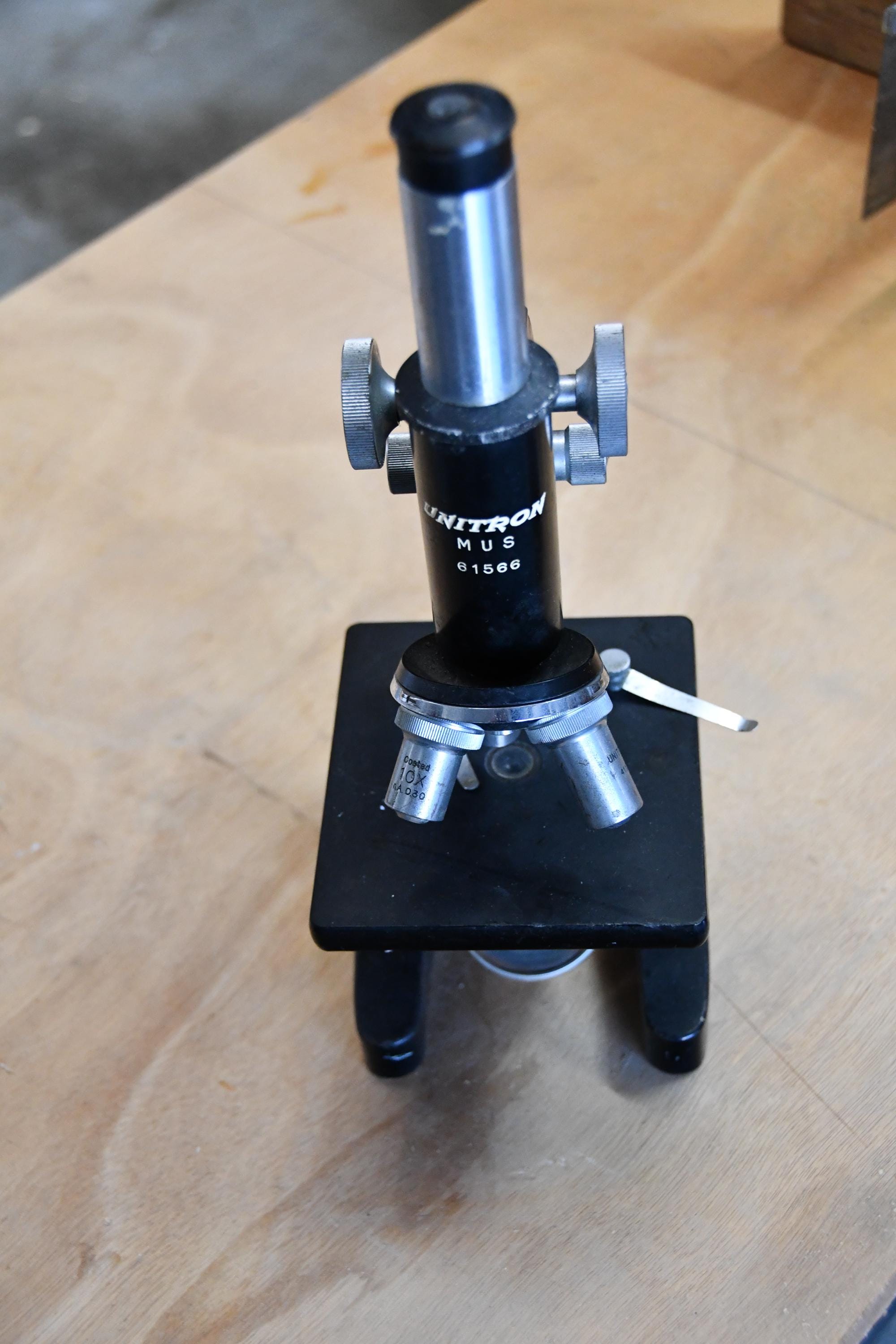 Vintage Unitron Microscope