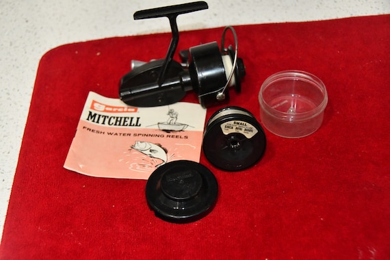 Vintage Garcia Mitchell 300 Fishing Reel and Spare Spool 