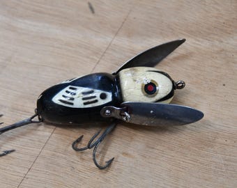 Vintage Heddon Crazy Crawler Lure