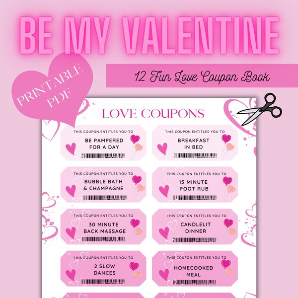 Love Voucher for Him - Etsy