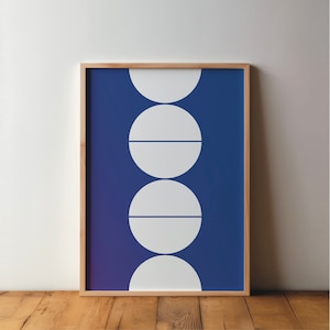 Abstrakte Kunst / Minimalistische Illustration #6 – Poster, Bild, Mid Century, Art Deco, Boho, Modern Art Print, Wandkunst, Kunstdrucke, A4