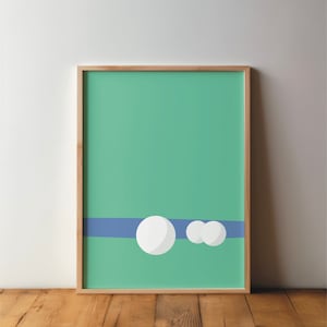Póster de Münster Aasee: arte, imagen, impresión, minimalista, moderno, arte mural, viajes, ciudad, hogar, vacaciones, DIN A4 A3 A2, grande, set, póster de viaje