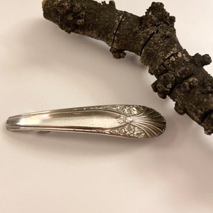 Radiance Silverplate Spoon Handle Barrette Hair clip