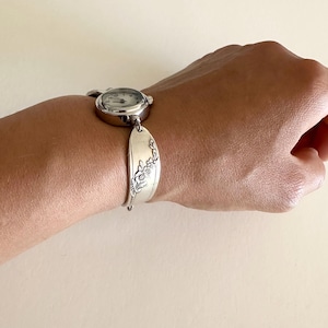 1946 Queen Bess Silverplate Spoon Handle Watch Bracelet
