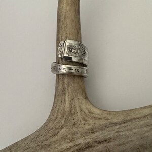Antique 1939 New York Worlds Fair A Century of Progress Wrap Around Spoon Ring