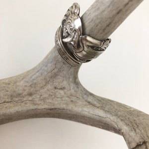 Antique Silverplate Woody Woodpecker Spoon Ring