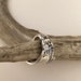 Antique Silverplate 1953 White Orchid Wrap Around Spoon Ring