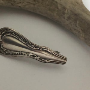 Chalice Harmony 1958 Art Deco Spoon Handle Barrette hair clip