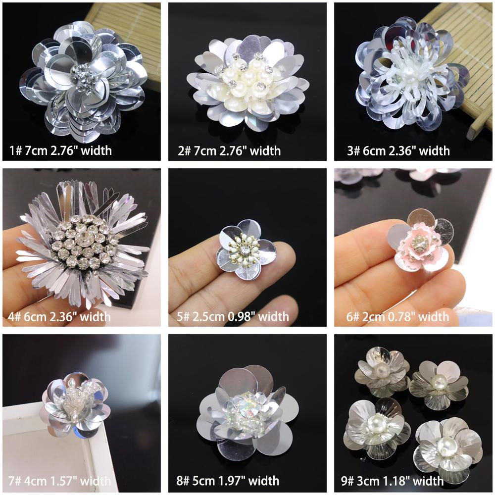 PH PandaHall 2 pezzi di Toppe con Applicazioni di Perle, Applique Da Cucire per Scarpe, Abito Da Sposa, Toppe Termoadesive con Perle di Strass, Perline, Cappelli, Pantaloni, Borse, Vestiti, Accessori