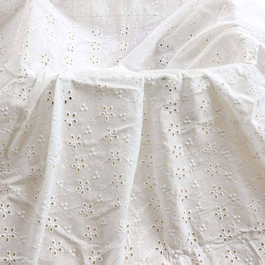 Amazon.com: 3 Yard Eyelet Cotton Strip Net Tape Lace Edge