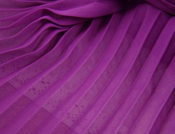 2 meters 150cm 59 width dark blue crumple accordion pleated chiffon fabric wedding dress skirt clothes materials MM128 Free Ship