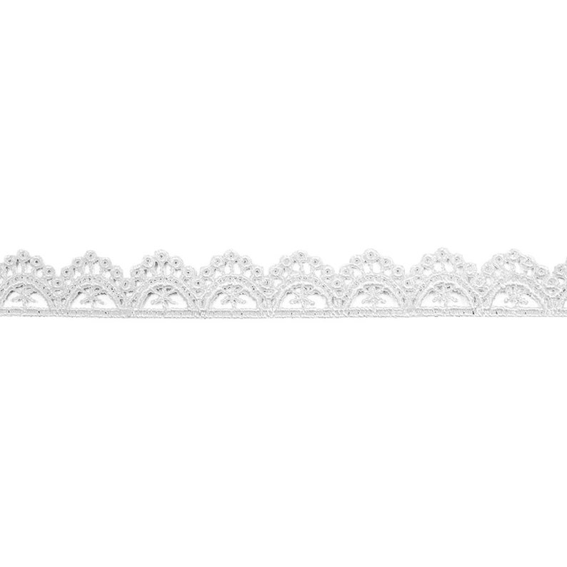 Lace Trim 20 Yards Ivory Milk Silk Polyester Lace Fabric Ribbon Tapes 1.3cm 0.51 wide 115697QL4K102