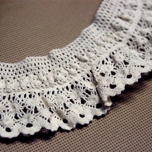 4.5cm 1.77" wide 10 yards beige stretch elastic ruffled cotton lace trim tapes ribbon clothes dress lace fabric D1953QL4K560