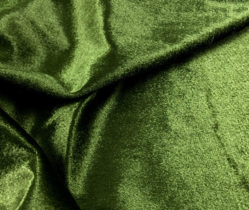 1 meter 150cm 59.05 width green elastic stretch soft flash pleuche fabric curtain sportswear material MM7 free ship
